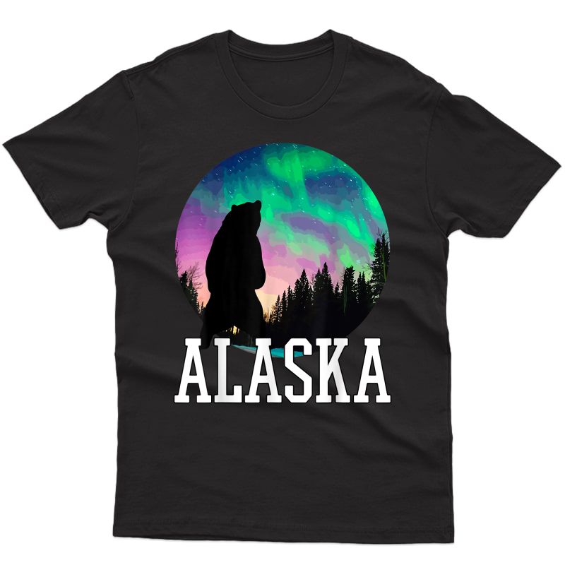 Alaska Nothern Lights Viewing Vacation T-shirt