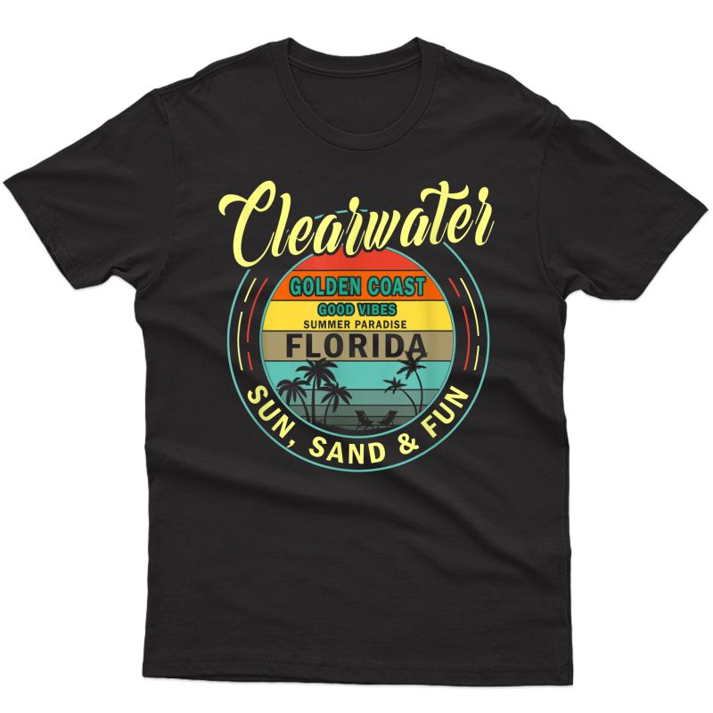 Clearwater Beach Florida - Summer Clearwater Beach T-shirt T-shirt