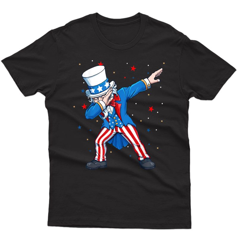 Dabbing Uncle Sam Shirt 4th Of July T-shirt