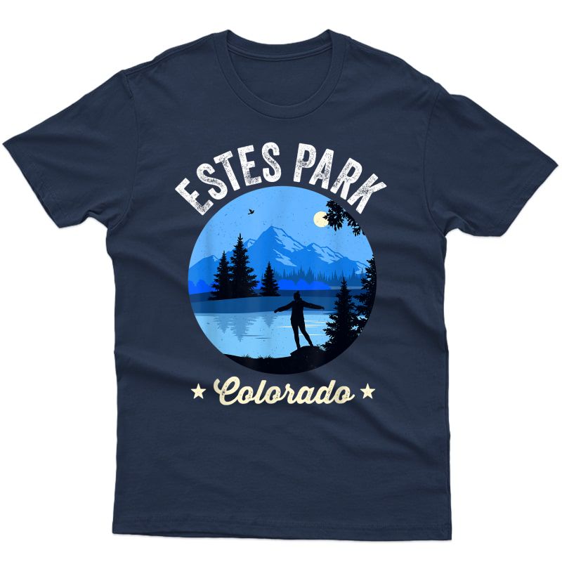 Estes Park Tshirt Retro Vintage Lake Estes Park Colorado T-shirt
