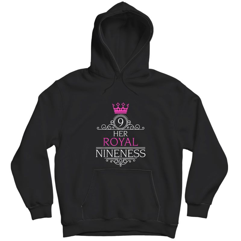 Her Royal Nineness 9th Birthday Shirt For Nine Year Old Girl ...