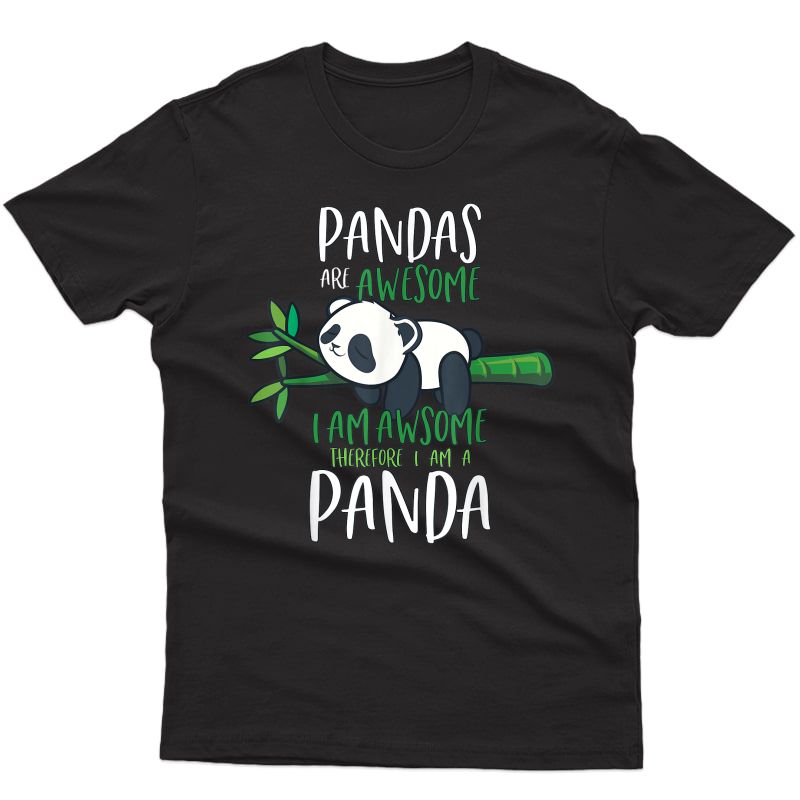 Panda Shirt Panda Lover Gift Panda T-shirt