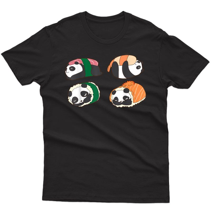 Panda Sushi Kawaii T-shirt