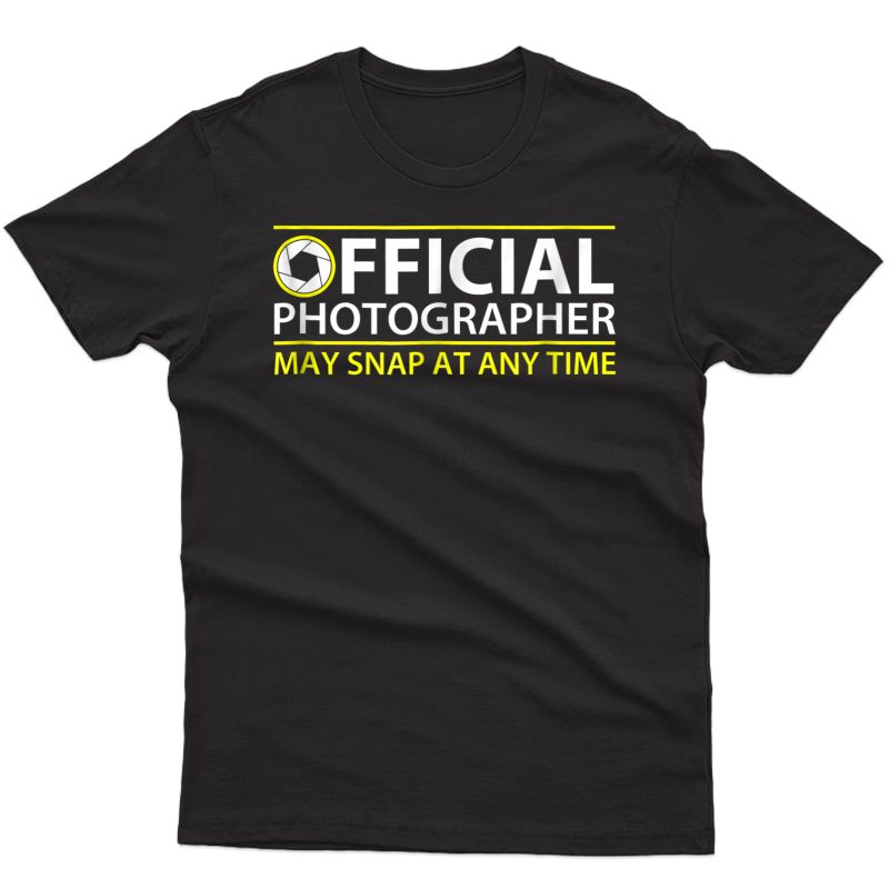 Photographer Funny T-shirt. Gift For Photographer