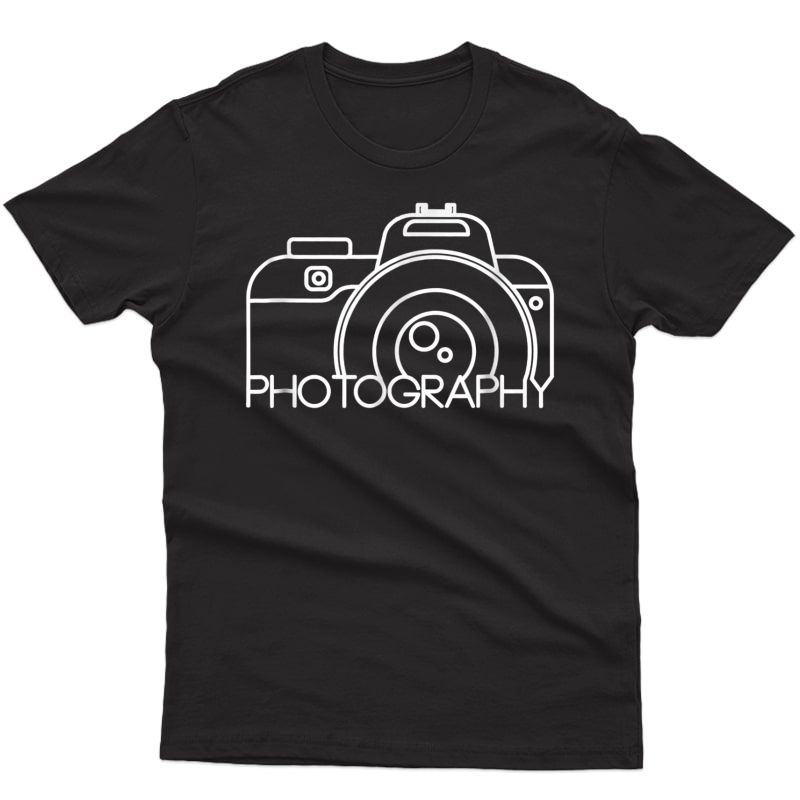 Photography T-shirt Cool Camera Photographer Gift Tee