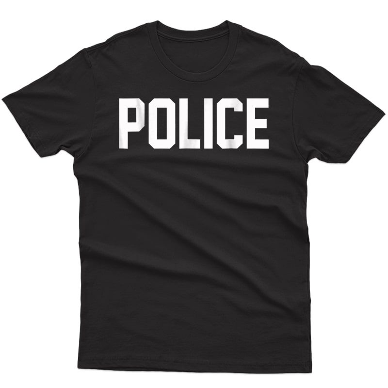 Police Shirt For Police Officer Halloween Costume