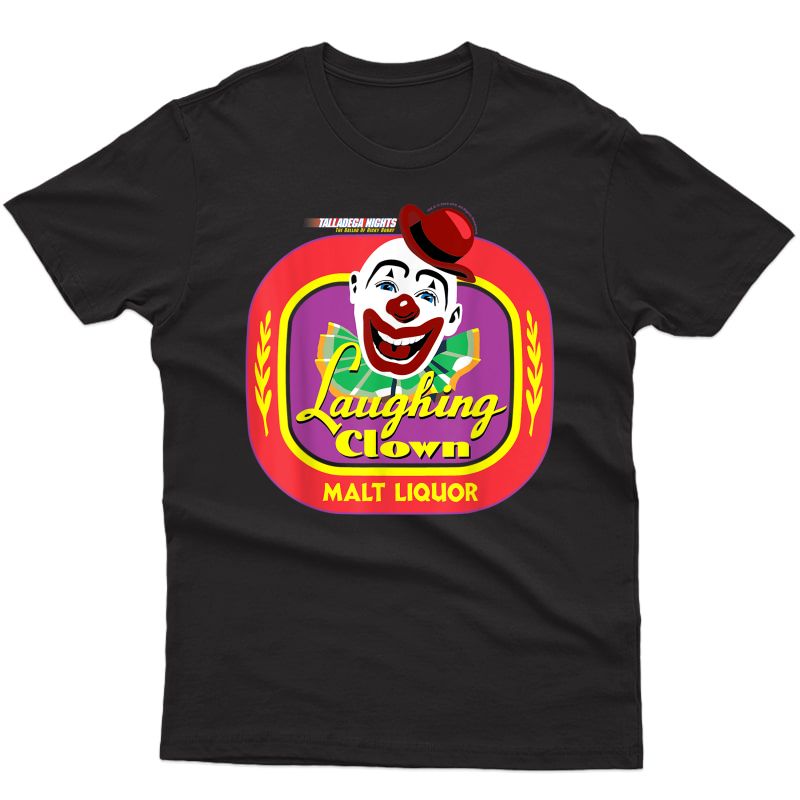 Talladega Nights Laughing Clown Malt Liquor Logo T-shirt