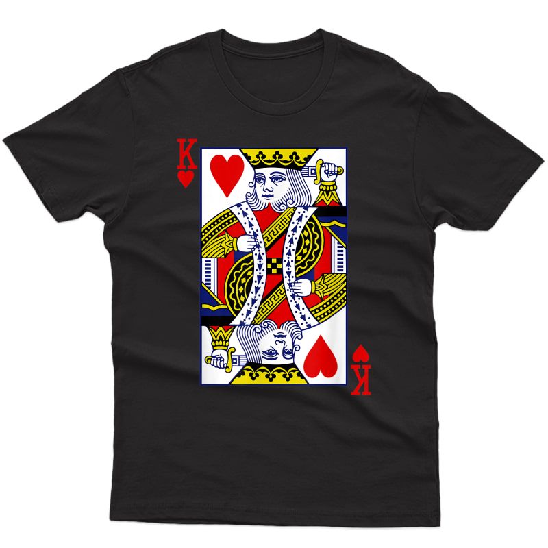 The Original King Of Hearts T-shirt (suicide King) T-shirt