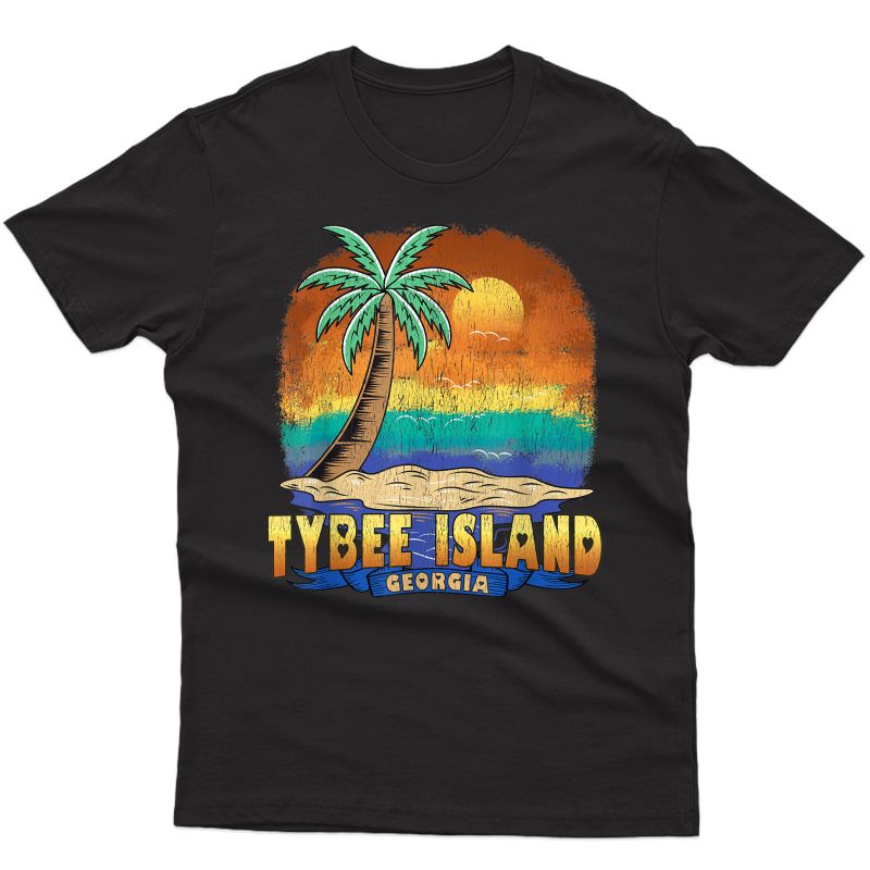 Tybee Island Georgia | Vintage Distressed Souvenir T-shirt